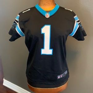 Official NFL Nike youth Carolina Panthers, Newton Jersey